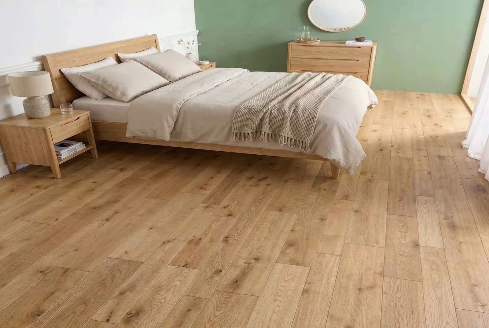 Échantillon de parquet en chêne
