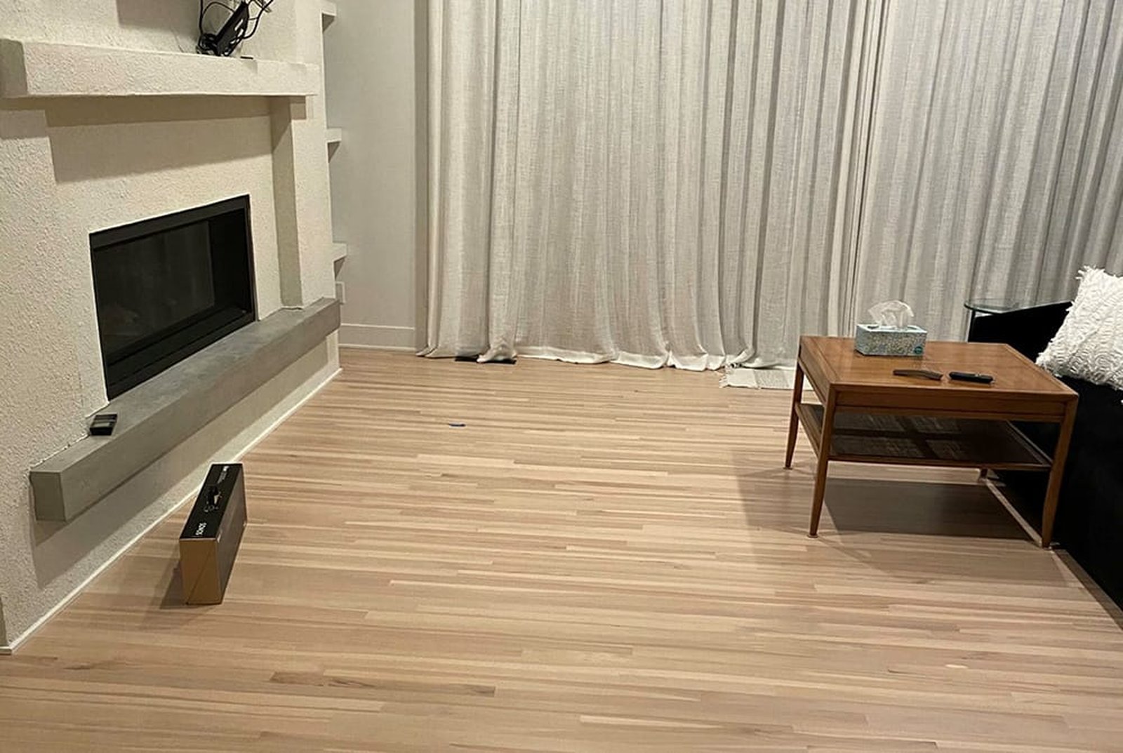 Échantillon de parquet en hêtre