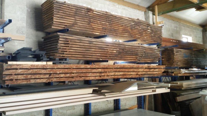 Ancien atelier Menuiserie Dasnois - Stockage bois massif