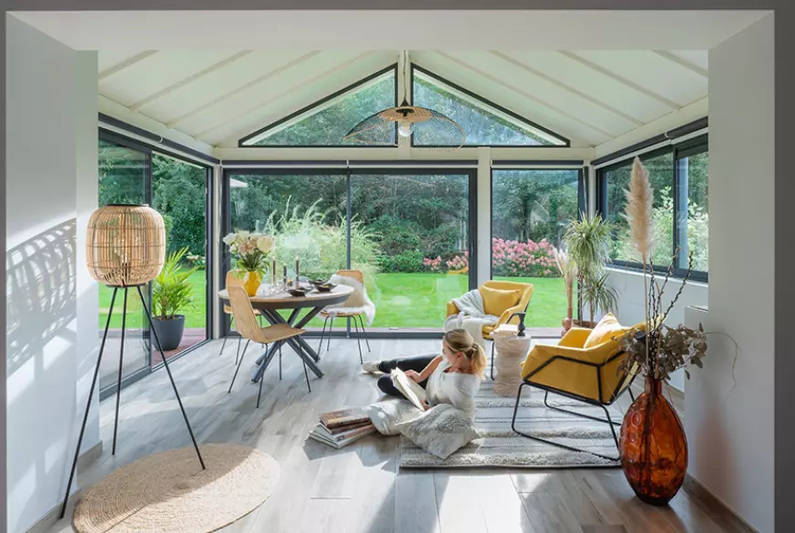Aménagement intérieur de véranda
