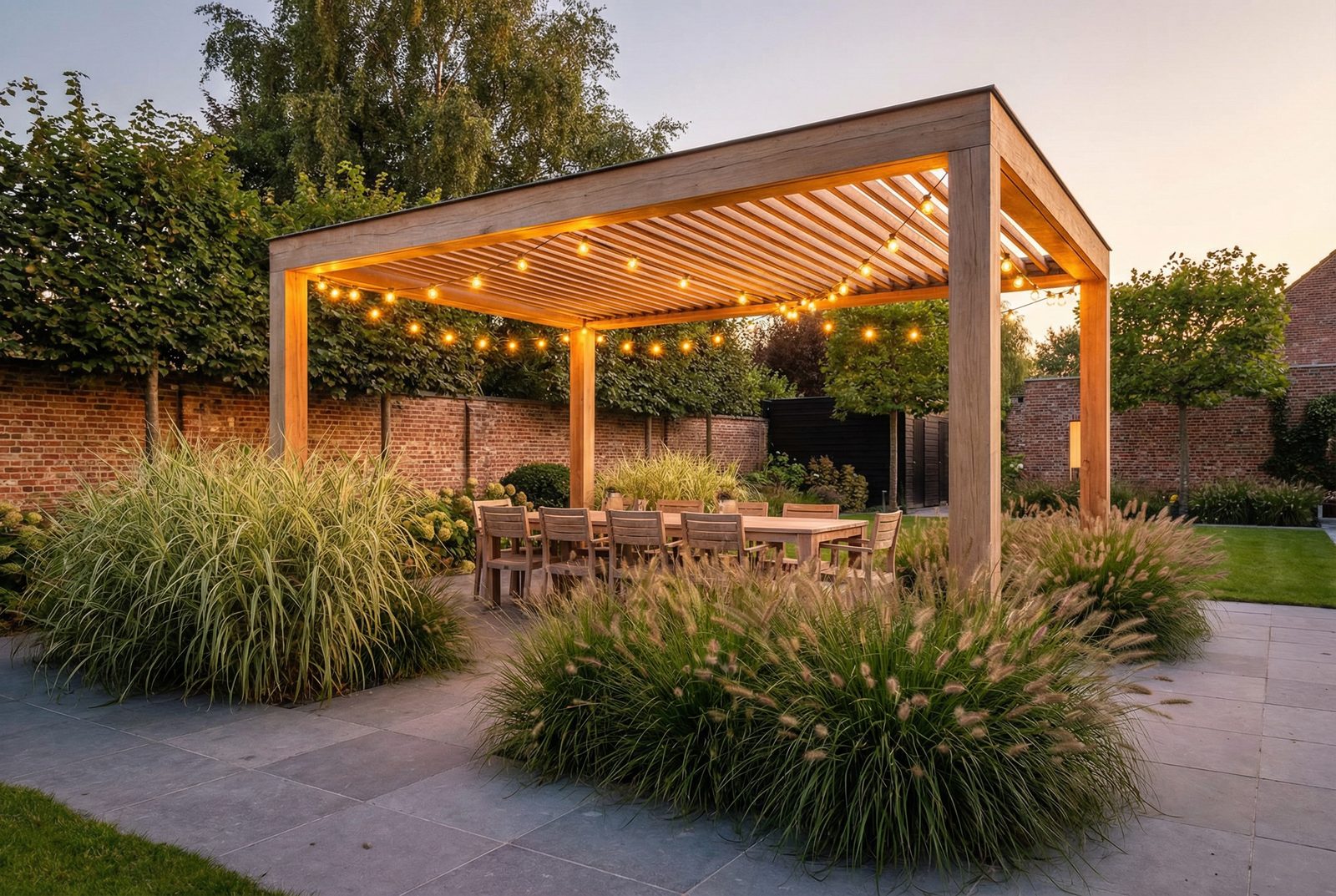 Pergola bioclimatique design